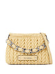 Karl Lagerfeld Wave S Yellow Puffer Bag Cad Silver