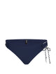 Karl Lagerfeld Navy Bikini Panties With Two-Color Cord