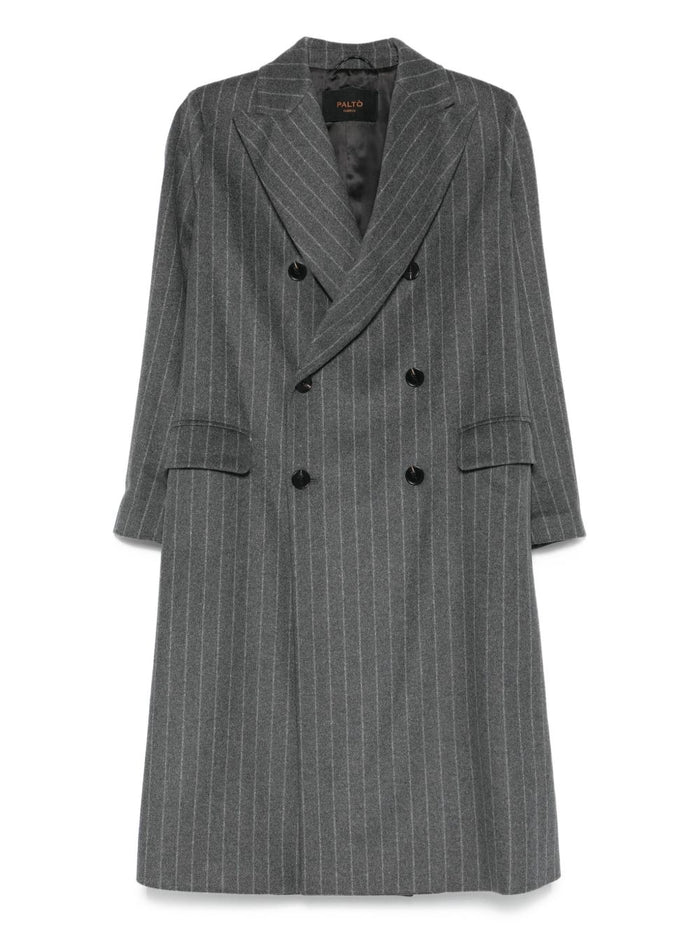 Paltó Wool Double-Breasted Coat