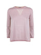 Base Milano Light Pink Crew-Neck Sweater
