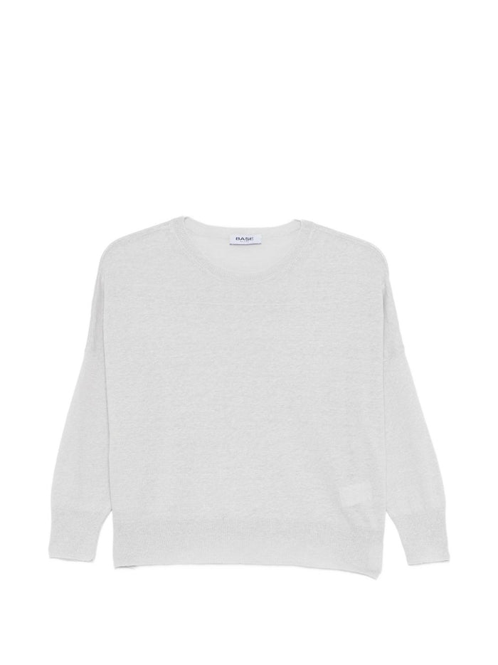 Base Milano Linen And Cotton Blend Sweater