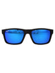 Maui Jim Matte Black Blue Hawaai Acetate Sunglasses