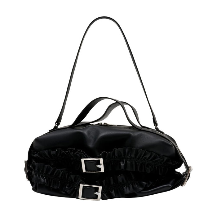Simone Rocha Biker Frill Belt Bag - - Leather - Black