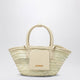 Jacquemus Mini Soli Basket Bag In Raffia