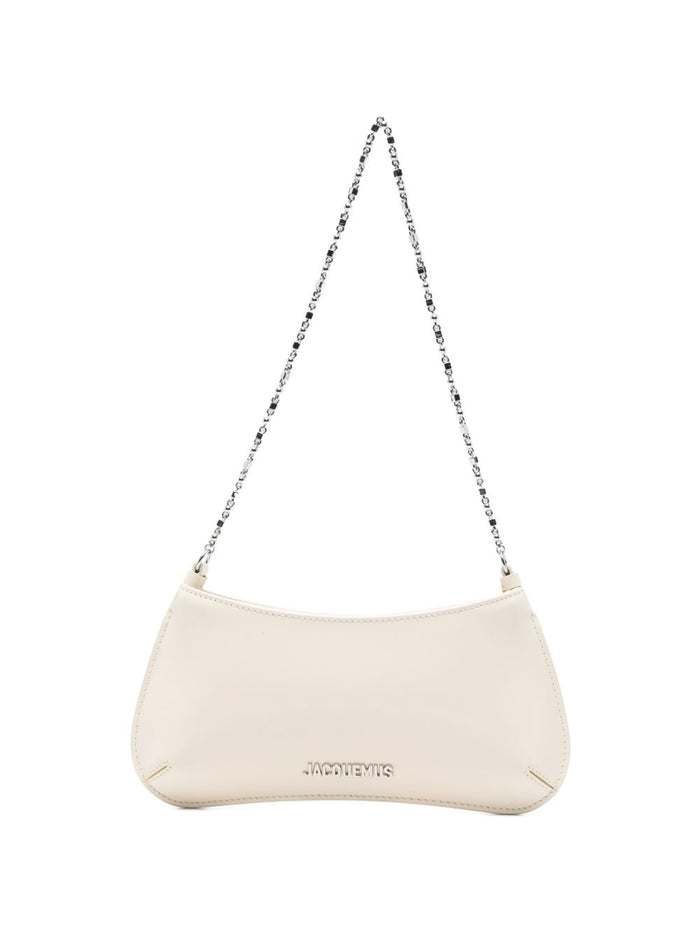 Jacquemus Le Petit Bisou Chaine Leather Shoulder Bag