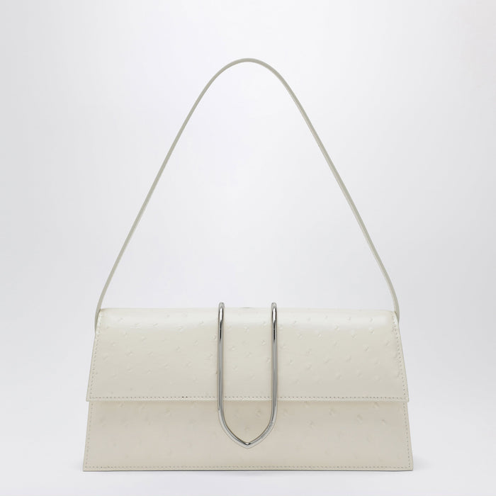 Jacquemus Le Bambino Long Ivory Bag In Greasy-Effect Leather