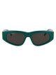 Balenciaga Acetate Green Sunglasses