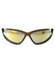 Balenciaga Acetate Brown Sunglasses