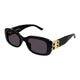 Balenciaga Sunglasses Bb0310sk 001 Black Black Grey 53/22/140