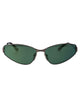 Balenciaga Metallic Grey Sunglasses