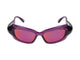 Balenciaga Sunglasses Bb0354s 004 Violet Violet Violet 59/17/145