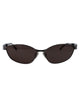 Balenciaga Metallic Grey Sunglasses