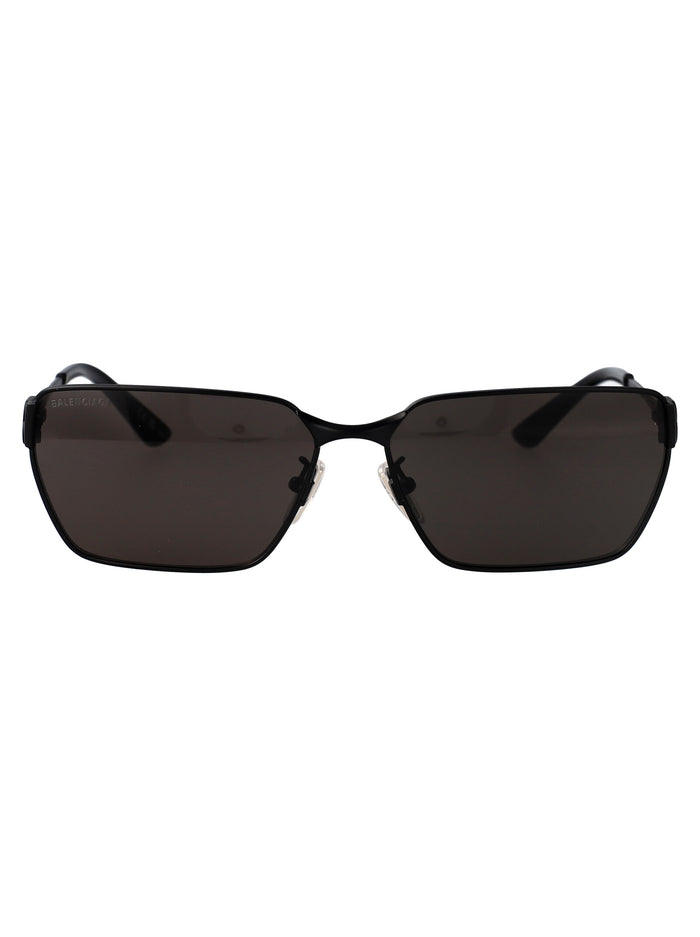 Balenciaga Black Metal Sunglasses