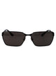 Balenciaga Black Metal Sunglasses