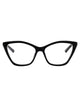 Balenciaga Black-Black-Transparent Acetate Glasses
