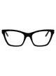 Balenciaga Black-Black-Transparent Recycled Acetate Glasses