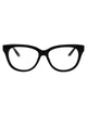 Balenciaga Black-Black-Transparent Recycled Acetate Glasses