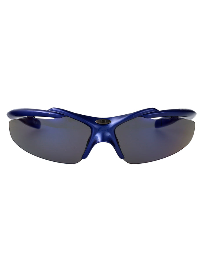 Balenciaga Blue-Blue-Smoke Injected Sunglasses