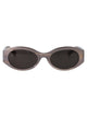 Balenciaga Grey-Grey-Grey Acetate Sunglasses
