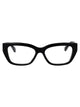 Balenciaga Black-Black-Transparent Acetate Glasses