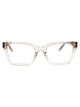 Balenciaga Beige-Beige-Transparent Acetate Glasses