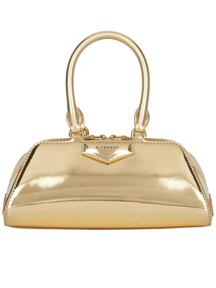Givenchy Antigona East-West Mini Bag In Laminated Leather