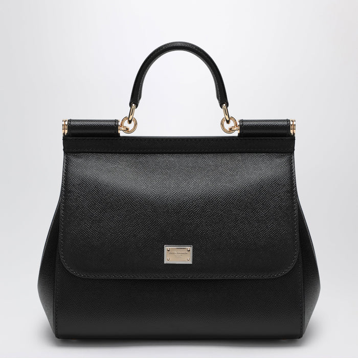 Dolce&Gabbana Large Black Sicily Handbag