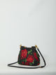Dolce & Gabbana Rose Rosse Nero Small Sicily Bag