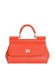 Dolce & Gabbana Orange Calf Leather Bag