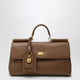 Dolce&Gabbana My Sicily Top Handle Bag In Caramel Leather