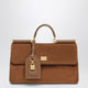 Dolce & Gabbana Medium My Sicily Bag In Camel Suede Leather