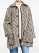 Valentino Patterned Button Coat