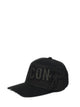 Dsquared2 Black Cotton Iconique Baseball Cap