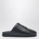 Givenchy Label Flat Mules In Black Nappa Leather