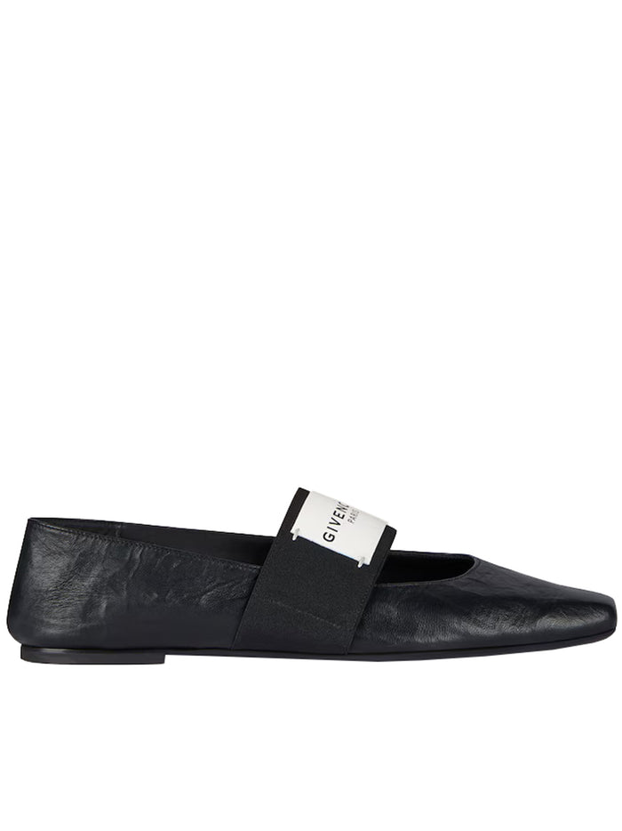Givenchy Black Lambskin Ballerinas