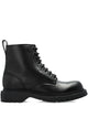 Givenchy Lace Up Leather Motorcycle Boots