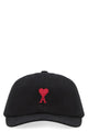 Ami Paris Red Adc Embroidery Hat
