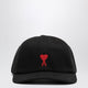 Ami Paris Black Baseball Cap With Logo
