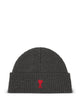 Ami Paris Bonnet Avec Ami De Coeur Contraste