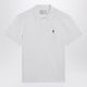 Ami Paris Ami De Coeur White Polo Shirt