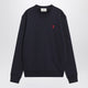 Ami Paris Ami De Coeur Midnight Blue Sweatshirt