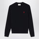 Ami Paris Black Ami De Coeur Sweatshirt