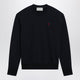 Ami Paris Ami De Coeur Midnight Blue Sweatshirt