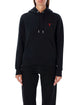 Ami Paris Red Ami De Coeur Hoodie