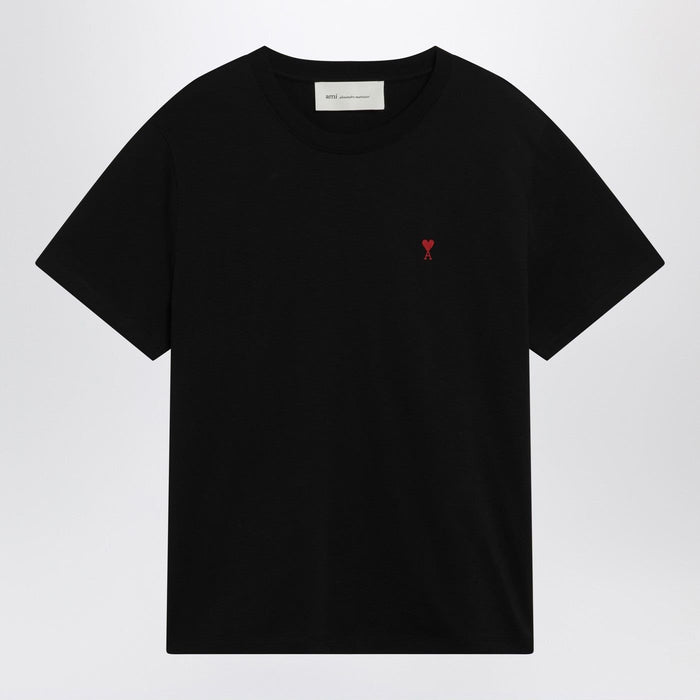 Ami Paris Black Ami De Coeur Tshirt