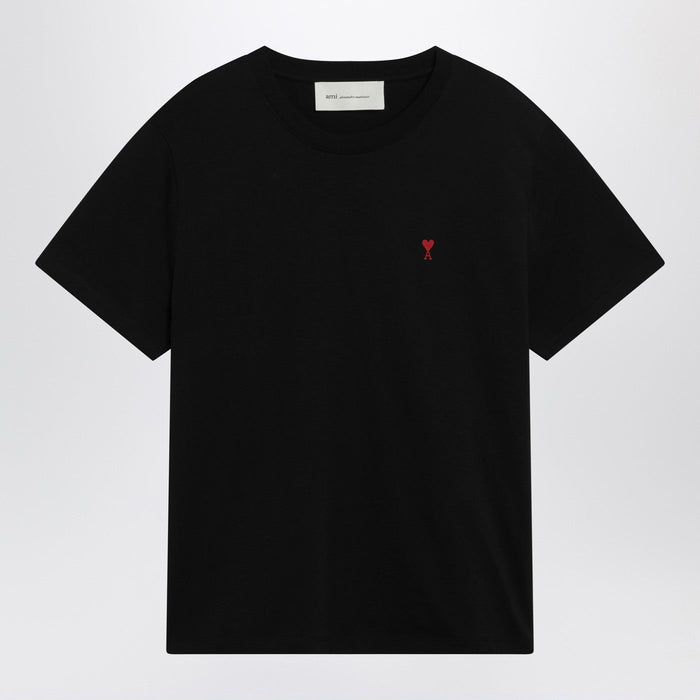 Ami Paris Black Ami De Coeur T-Shirt