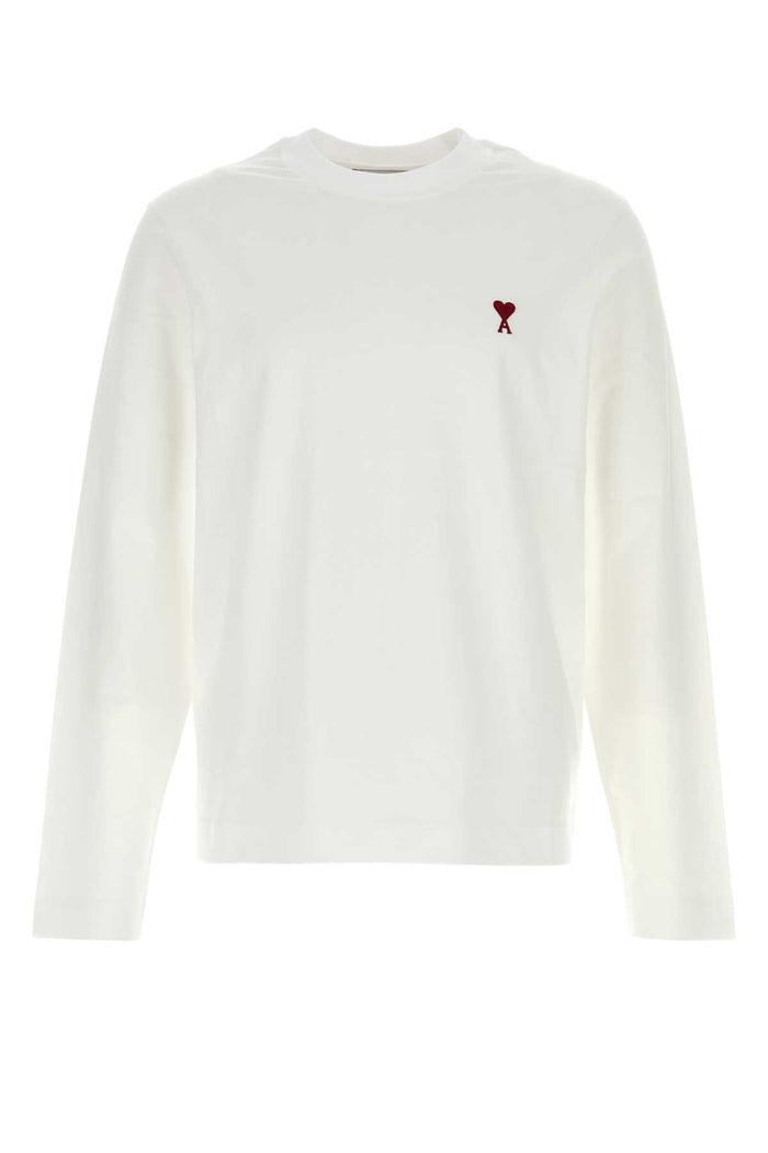 Ami Paris Ami Paris Long-Sleeve Ami De Coeur T-Shirt