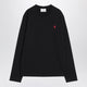 Ami Paris Black Ami De Coeur Tshirt