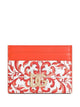 Dolce & Gabbana 3.5 Card Holder In Majolica-Print Calfskin