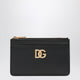 Dolce&Gabbana Black Leather Zip Card Holder With Dg Logo